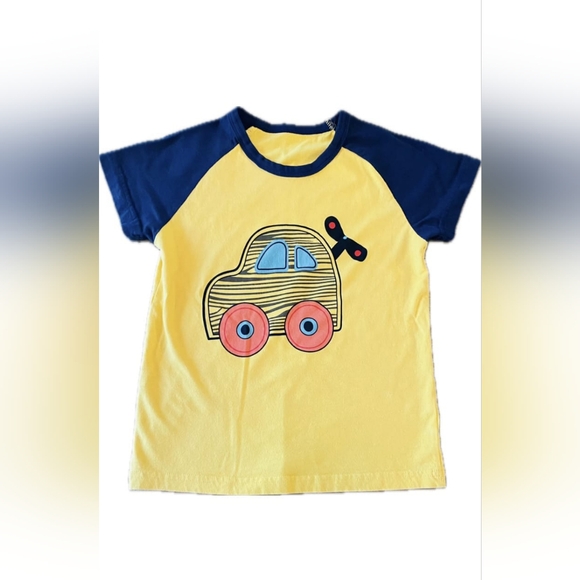 Boys Short Sleeve Car Shirt - Size 7/8 - Picture 3 of 6